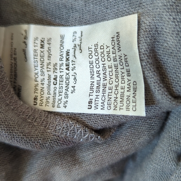 Chicos Petite Rose-Print Button-Sleeve Tunic - Picture 12 of 16